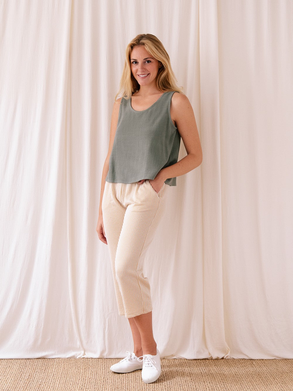 PANTALONES TANA COSTA AMARILLO