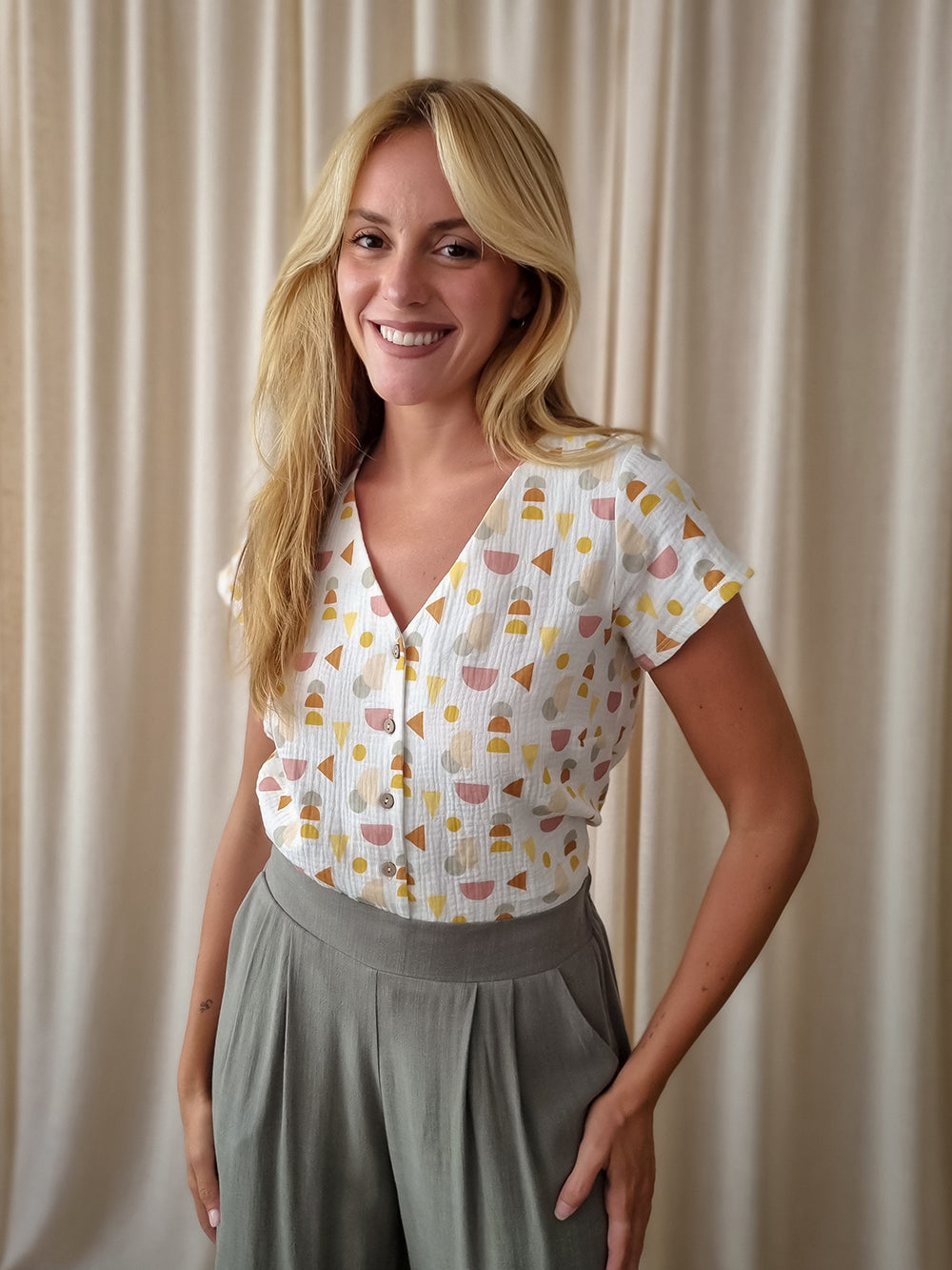 CAMISA NORA BLOCS