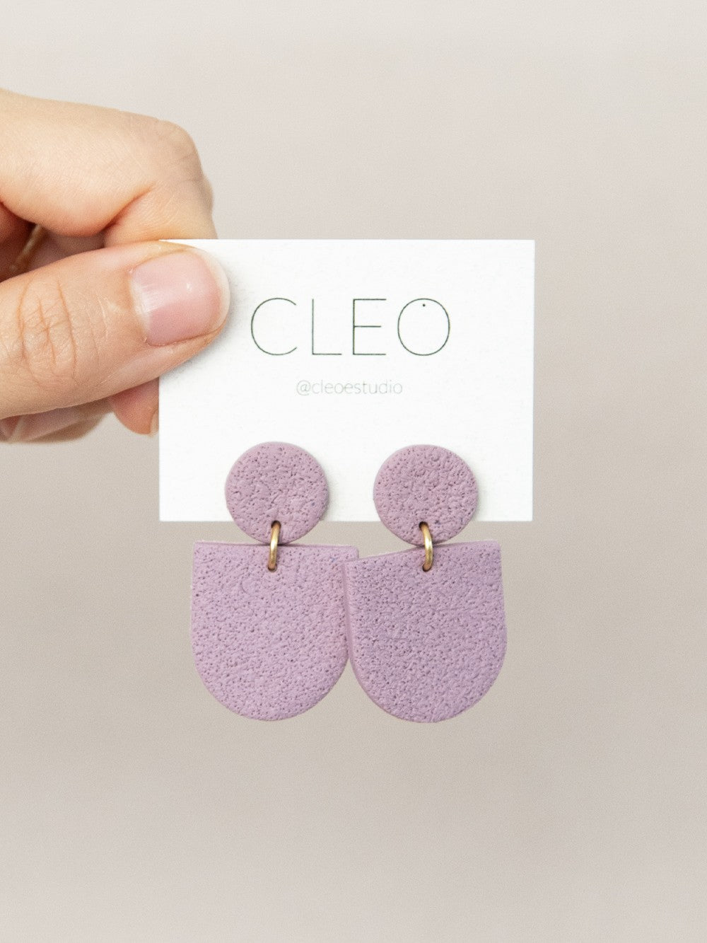 PENDIENTES CLEO CÉCILE LAVANDA