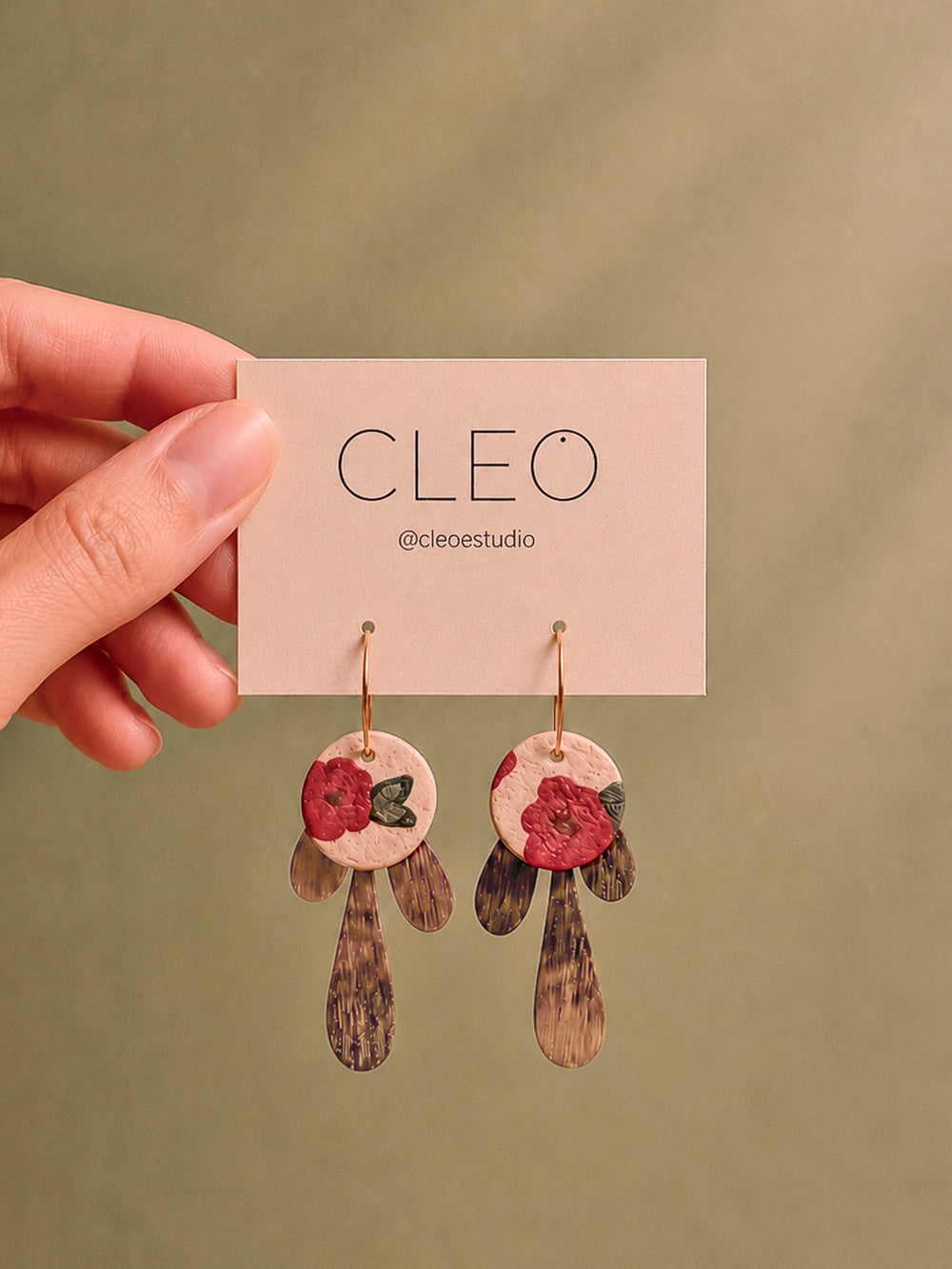PENDIENTES CLEO CYRIELLE CAMELIA