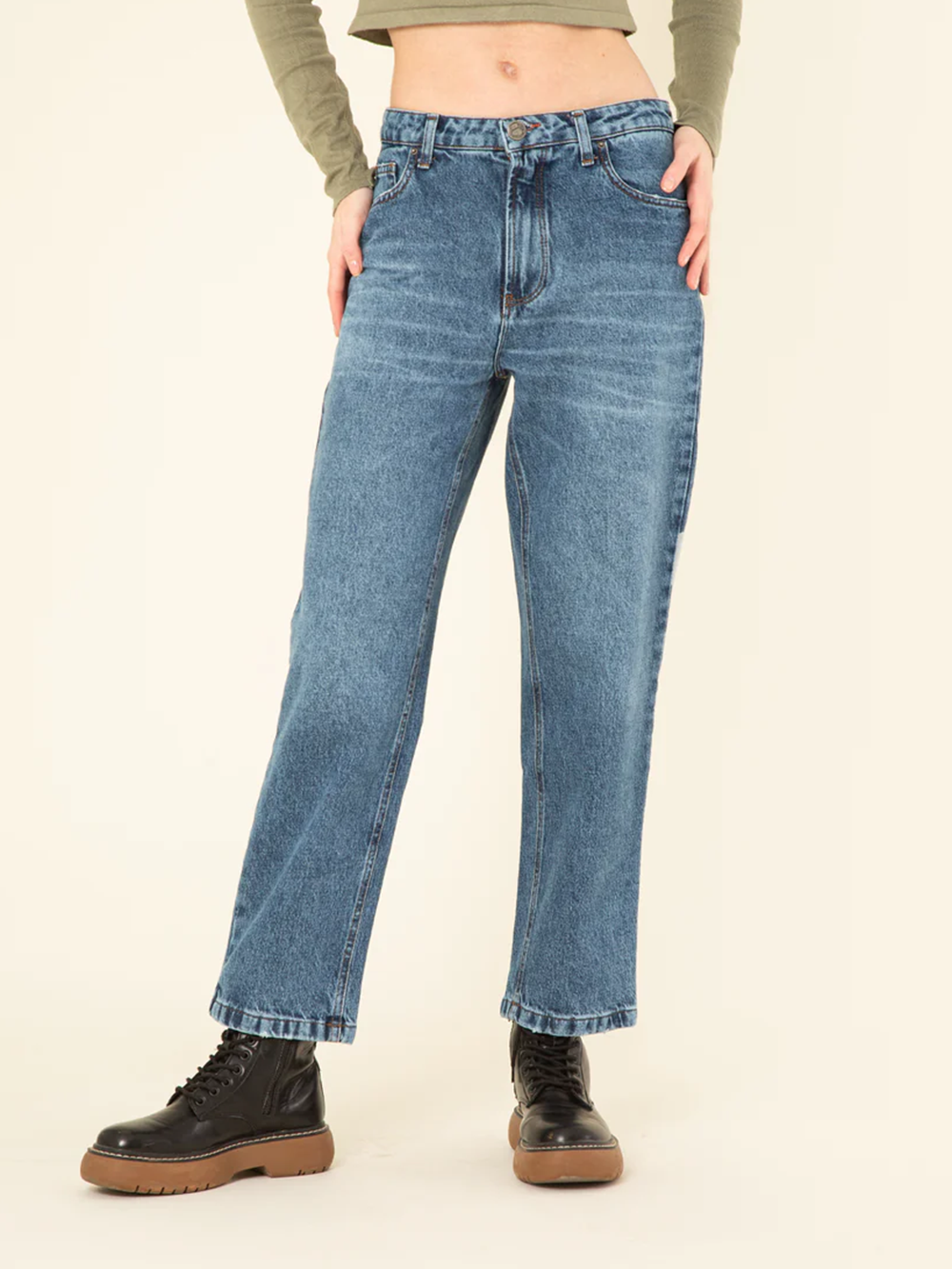 TULSA MID BLUE ECO JEANS