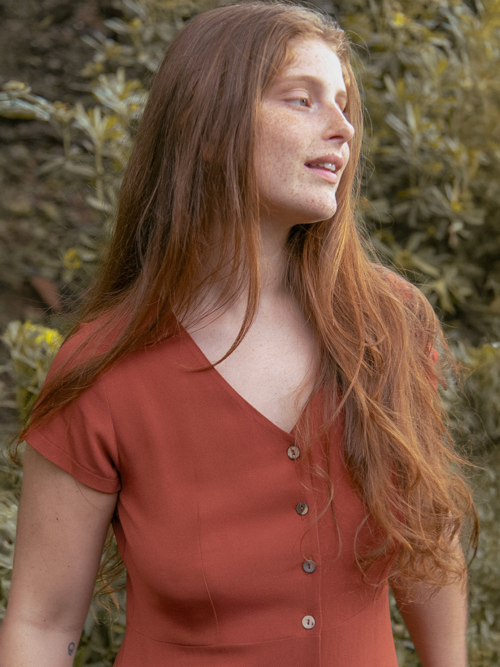 CORAL HENNA DRESS