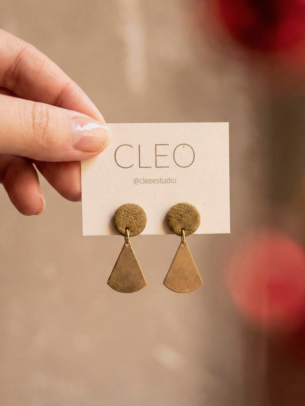 Pendientes Cleo en color Meredith Cava – ANTONIETA Barcelona