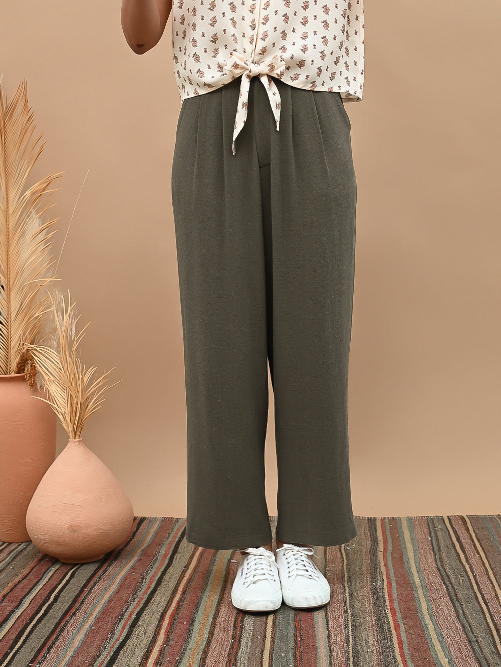 PANTALONS ONA CAQUI