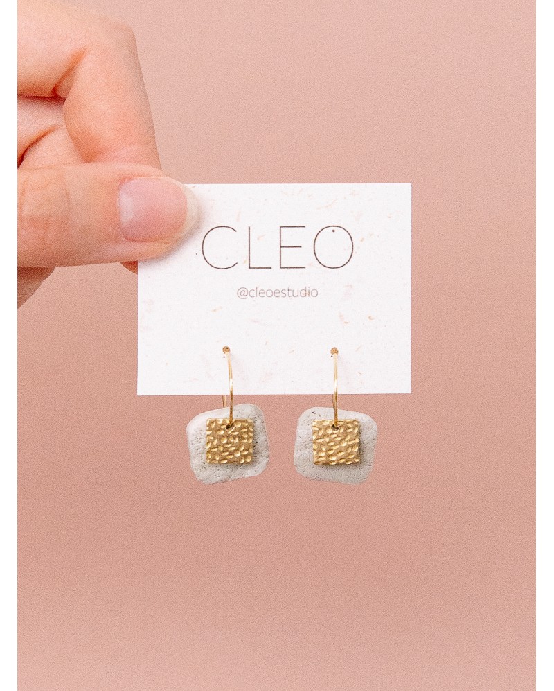 LETICIA MARBLE CLEO EARRINGS