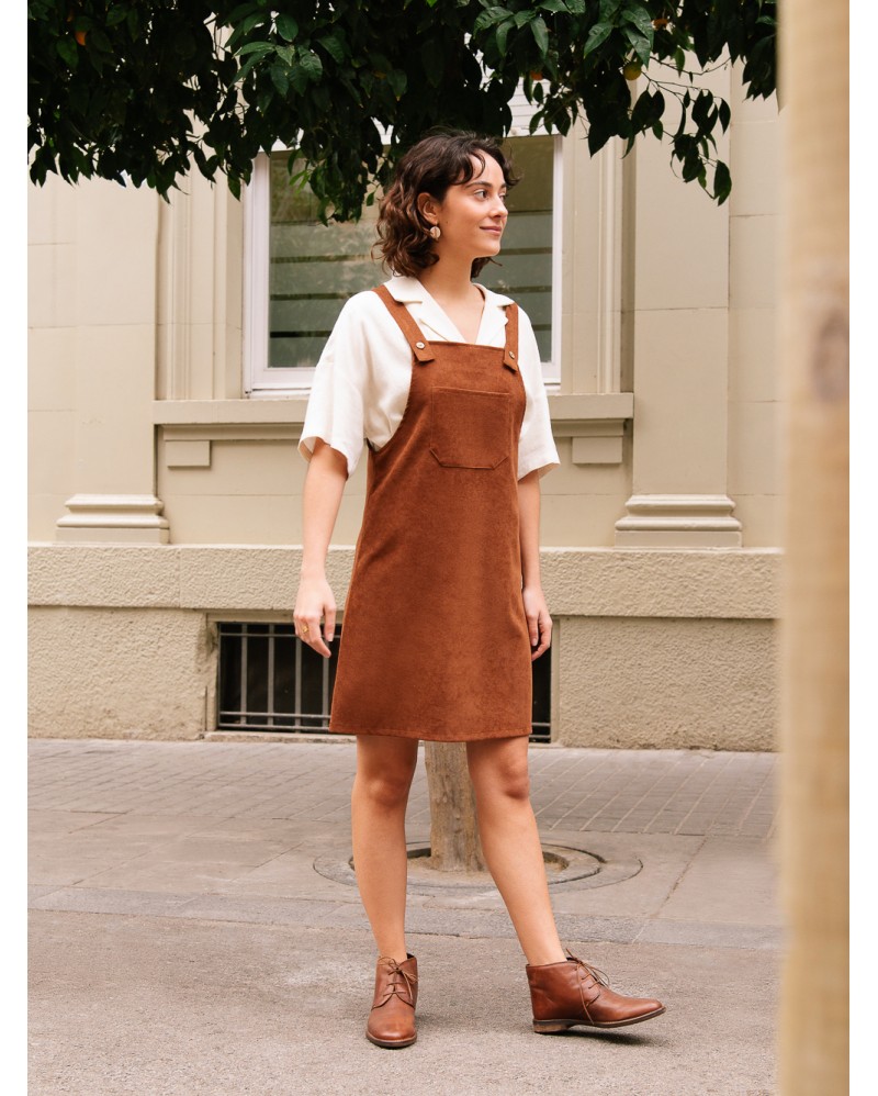 LINA TOFFEE DUNGAREES