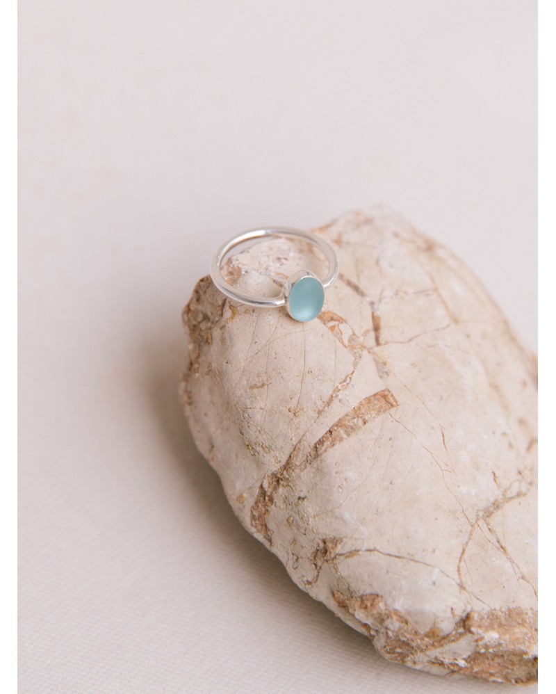RIERART SILVER TURQUOISE RING 2