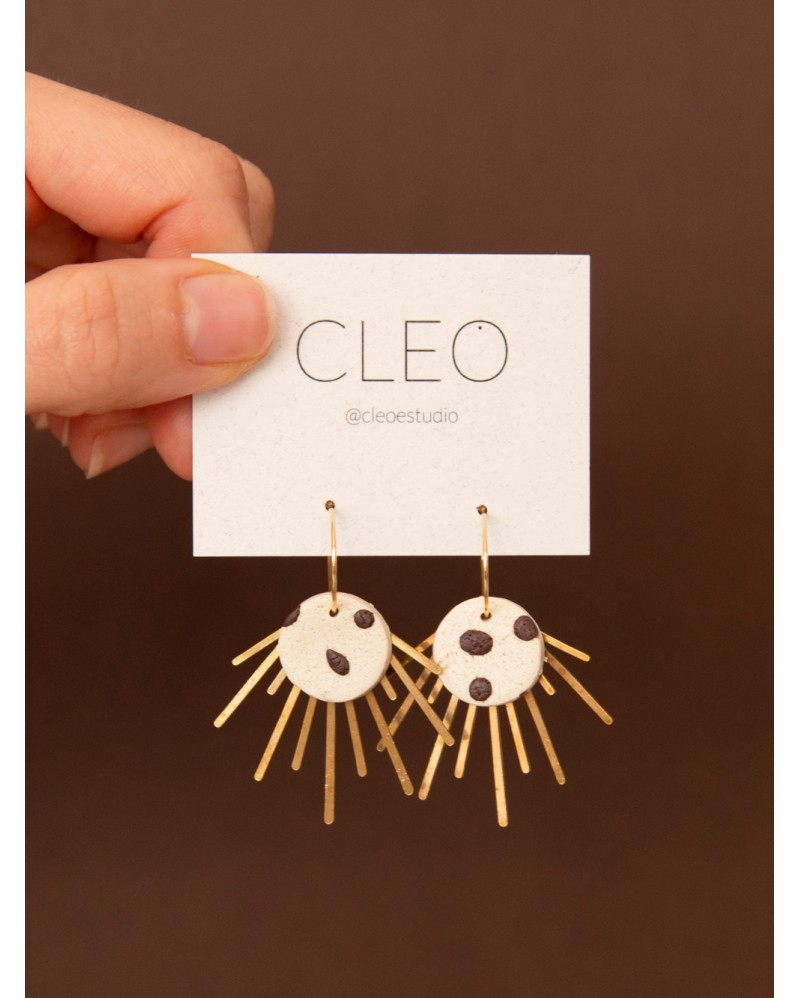 LIVIA CHOCO CLEO EARRINGS