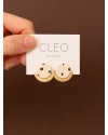 SOLANGE CHOCO CLEO EARRINGS