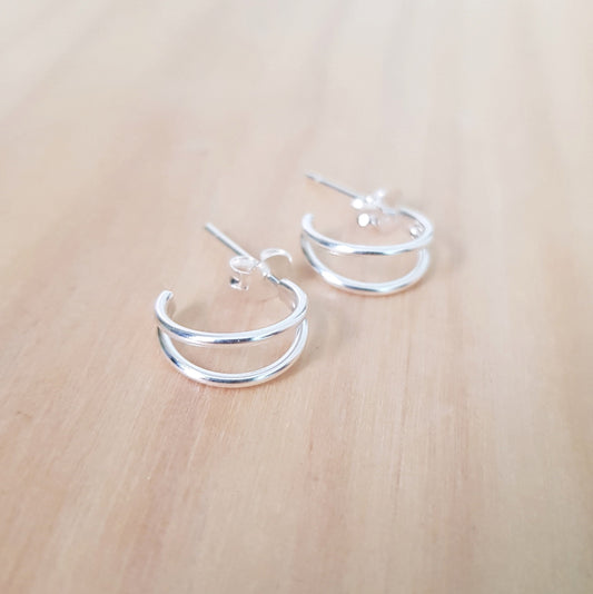 PENDIENTES DOBLE ARO