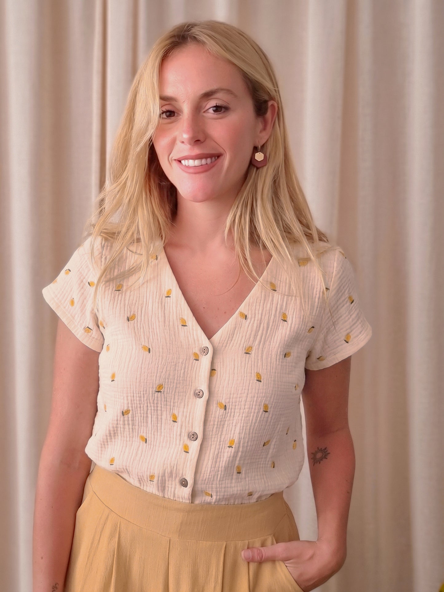 CAMISA NORA LEMONS
