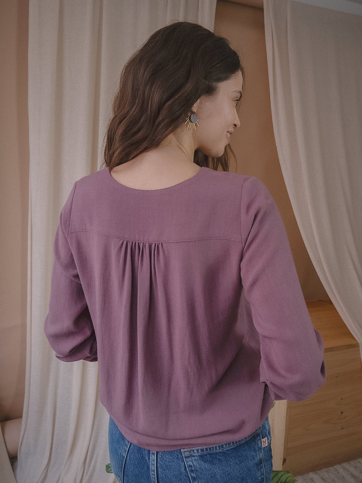 CAMISA HELEN MALVA