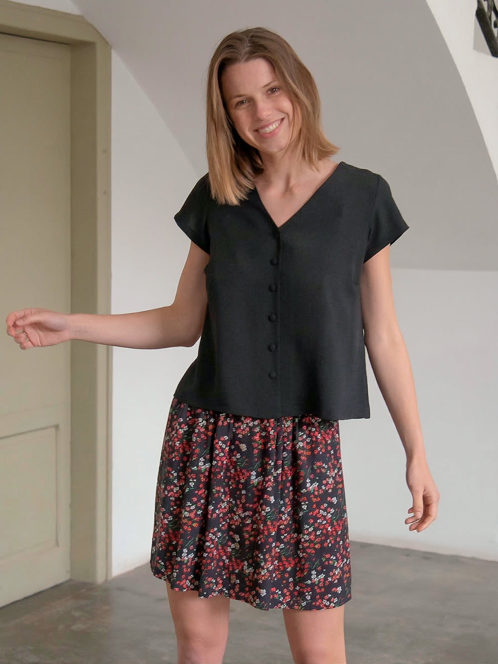 NORA BLACK SHIRT