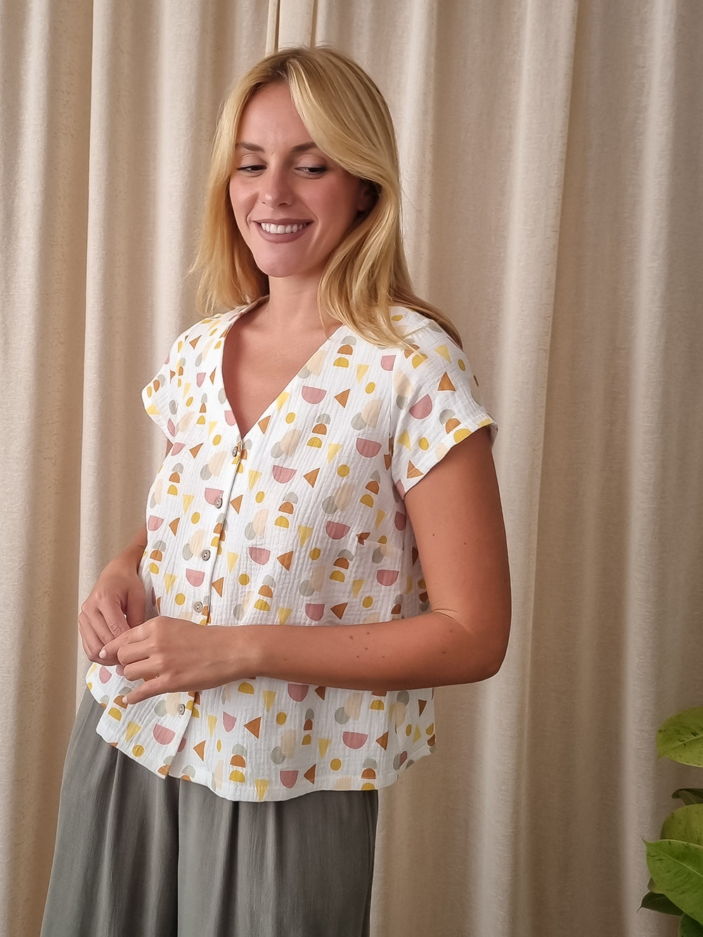 CAMISA NORA BLOCS