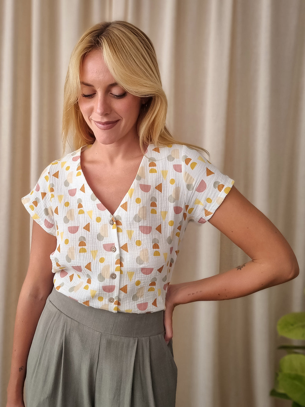 CAMISA NORA BLOCS