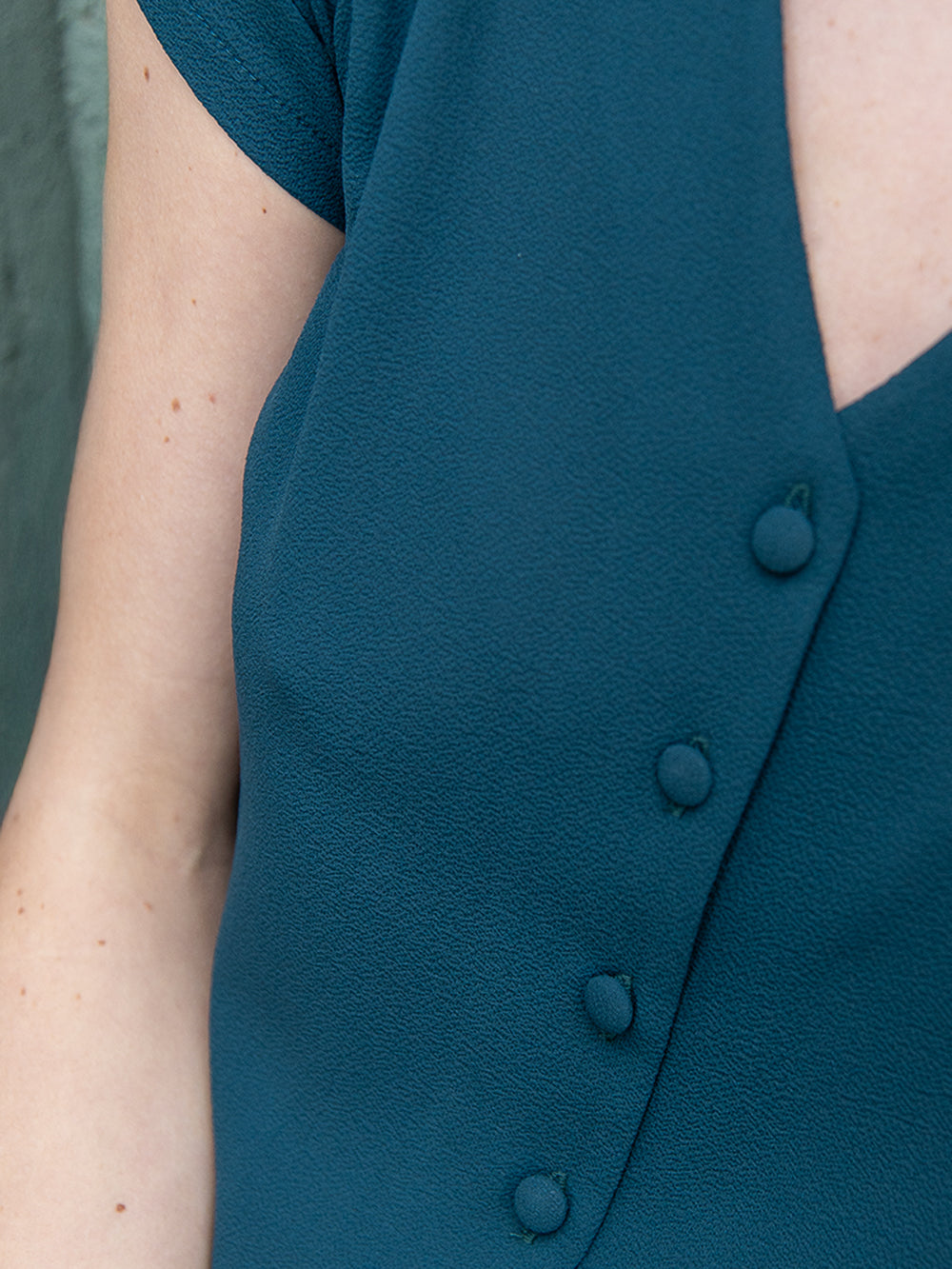 NORA TEAL SHIRT