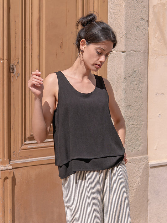 CAMISA SÍLVIA NEGRA