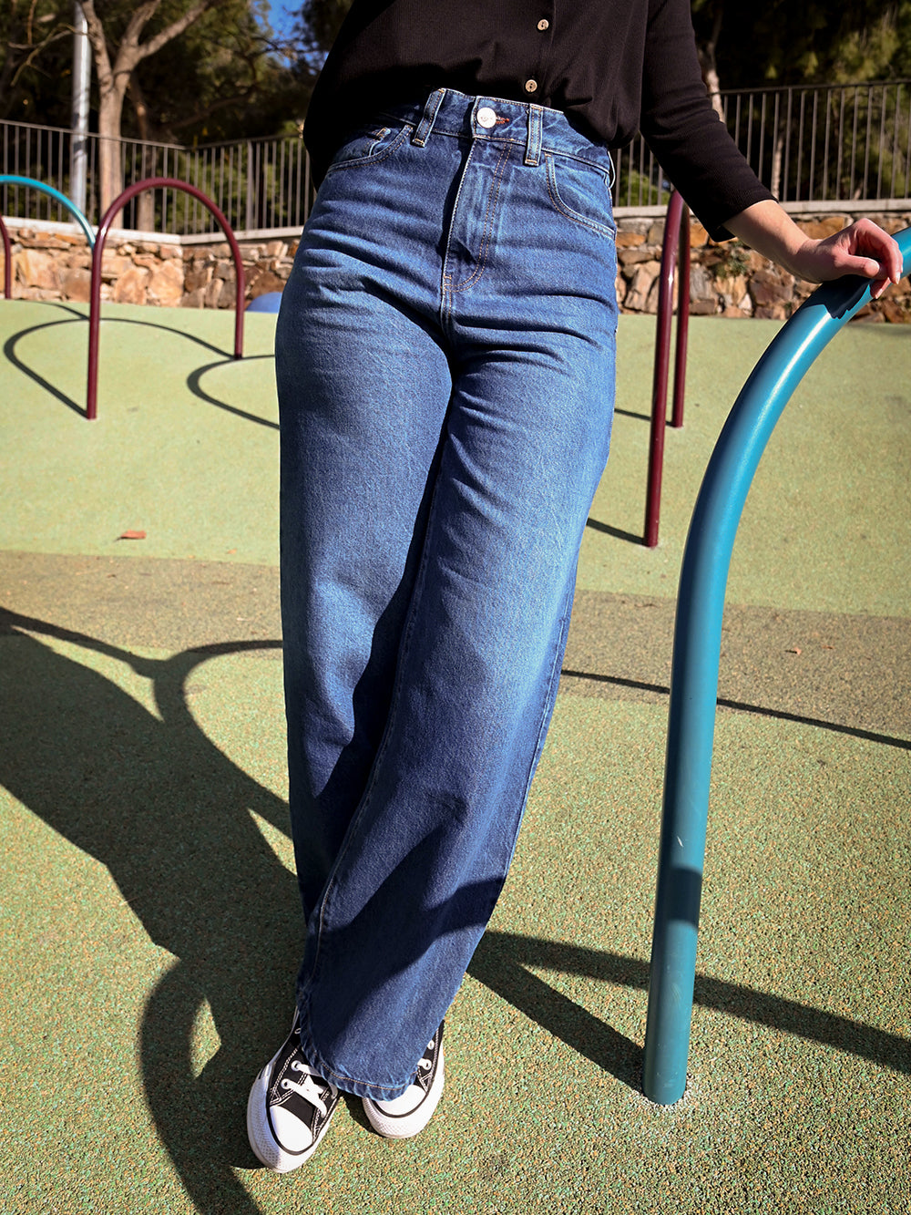 CHAVELA MID BLUE JEANS