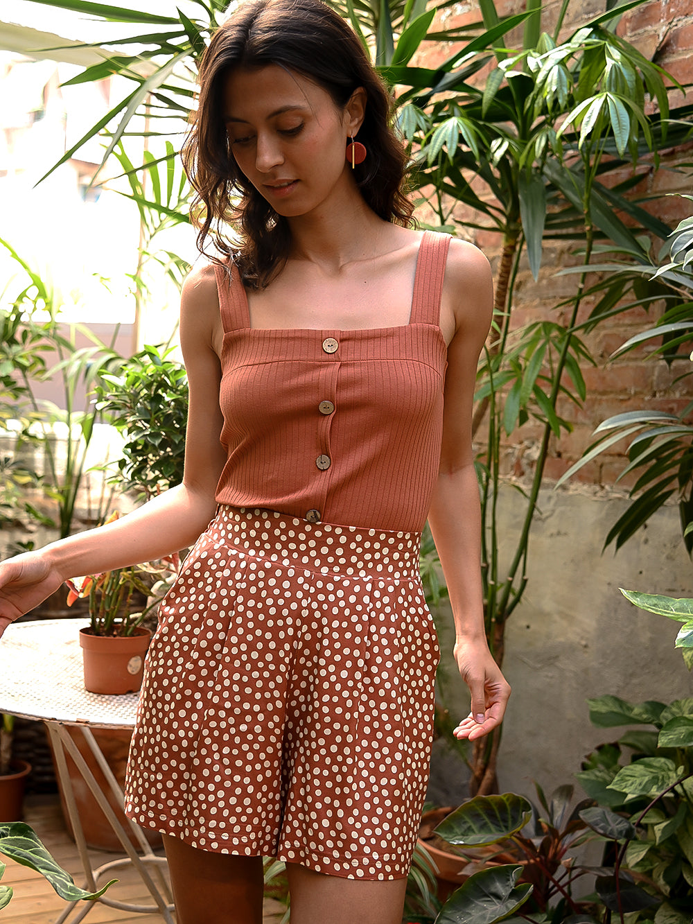 CLEO ROSEWOOD TOP