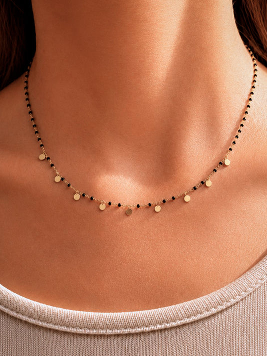 COLLIER ROSAIRE NOIR