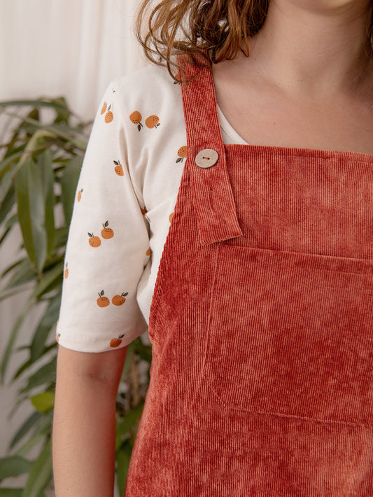 LINA BRICK DUNGAREES
