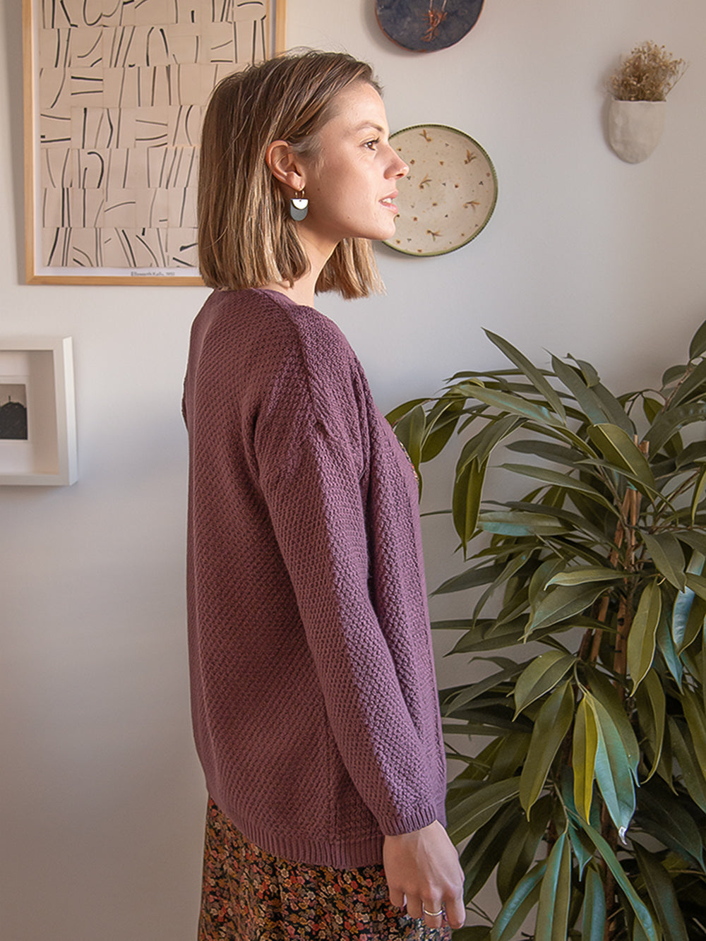 CHAQUETA BECKY PLUM