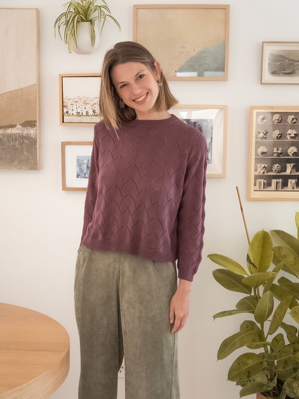 JERSEY TAMARA PLUM