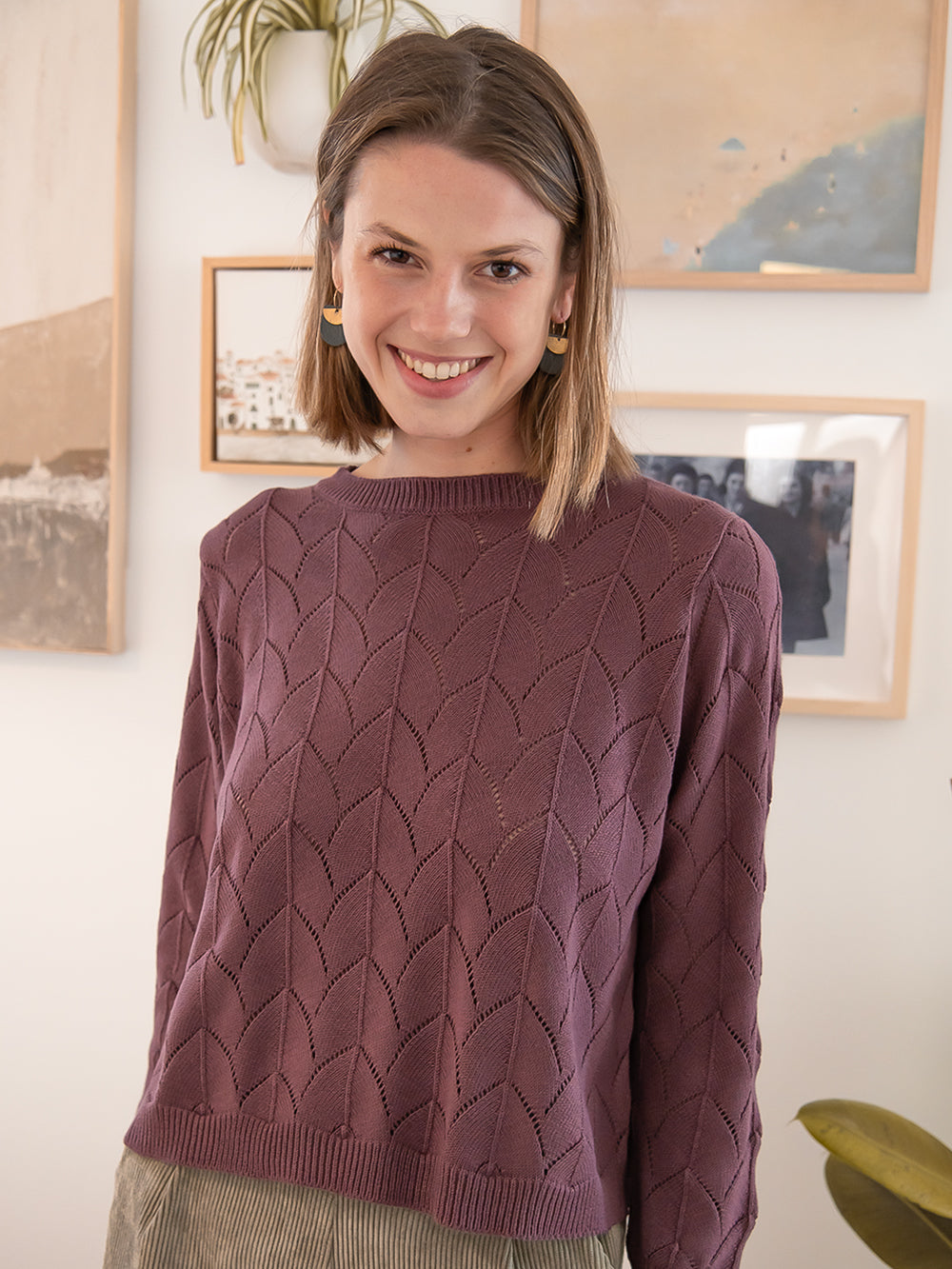JERSEY TAMARA PLUM