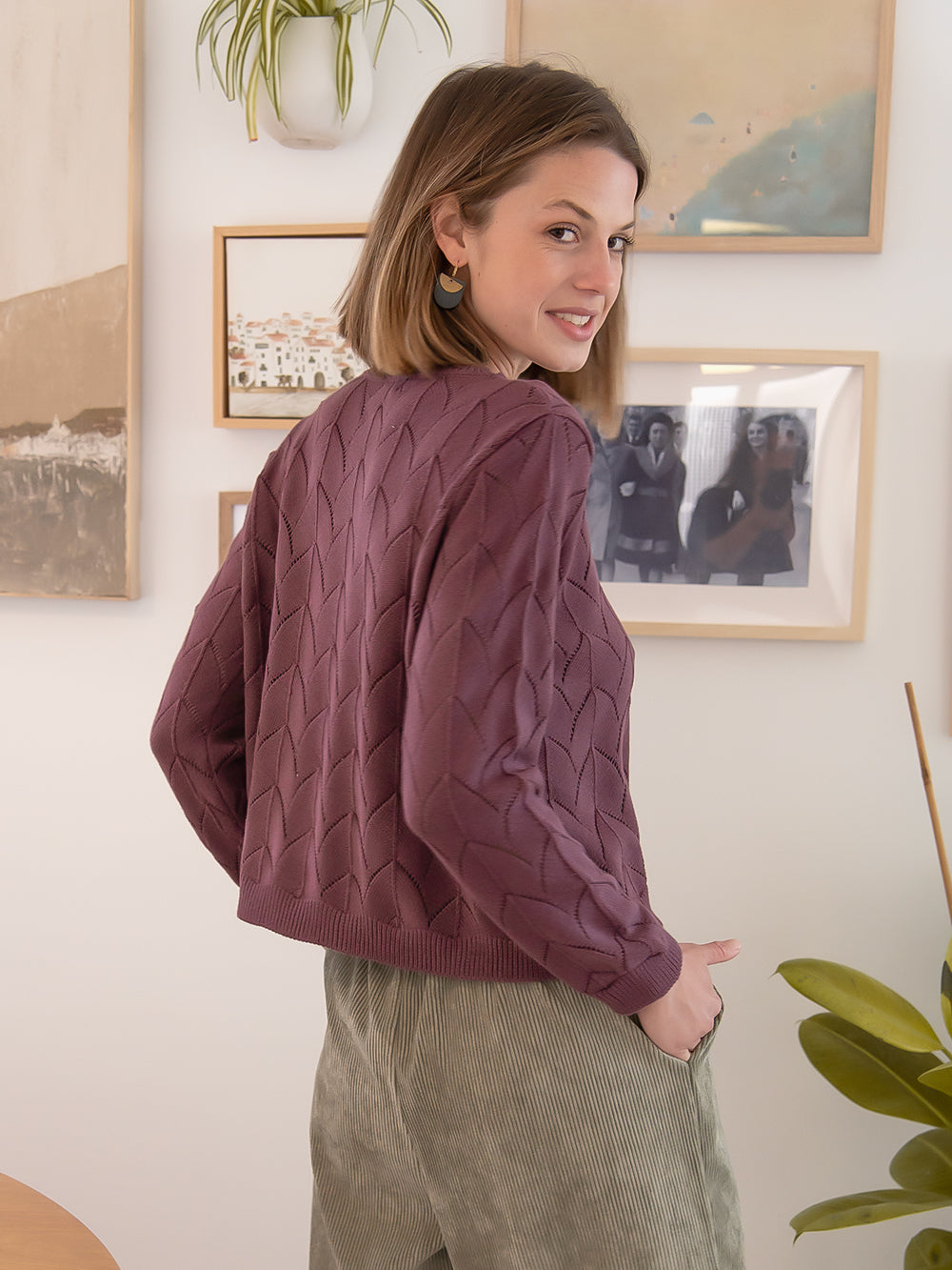 JERSEY TAMARA PLUM