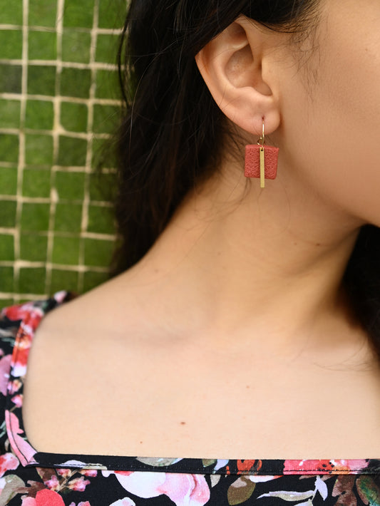 PENDIENTES CLEO GAËLLE TERRACOTA