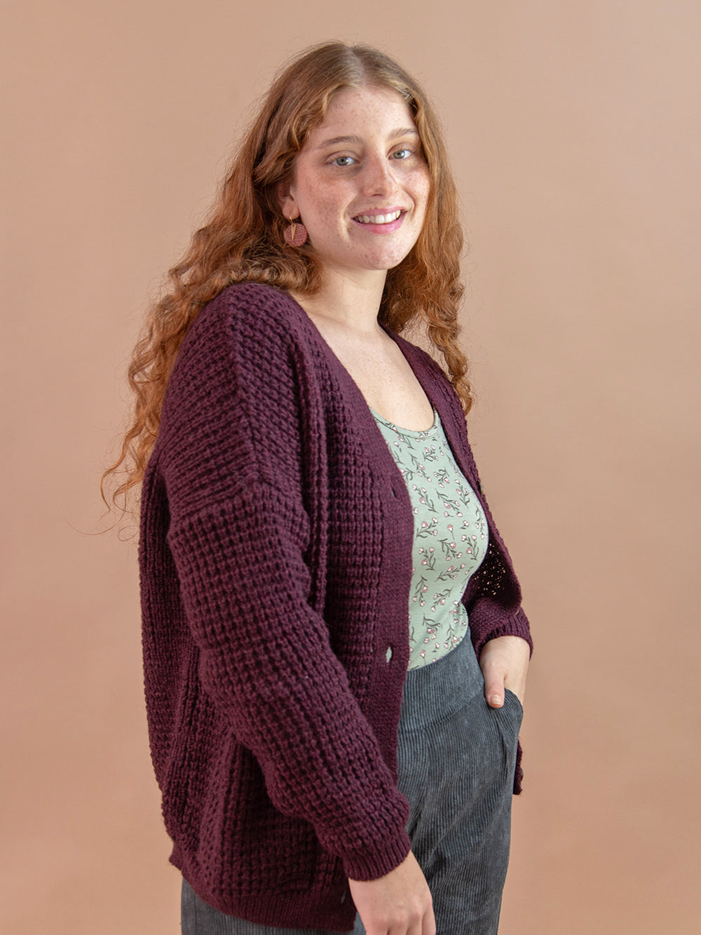 AINA BURGUNDY JACKET