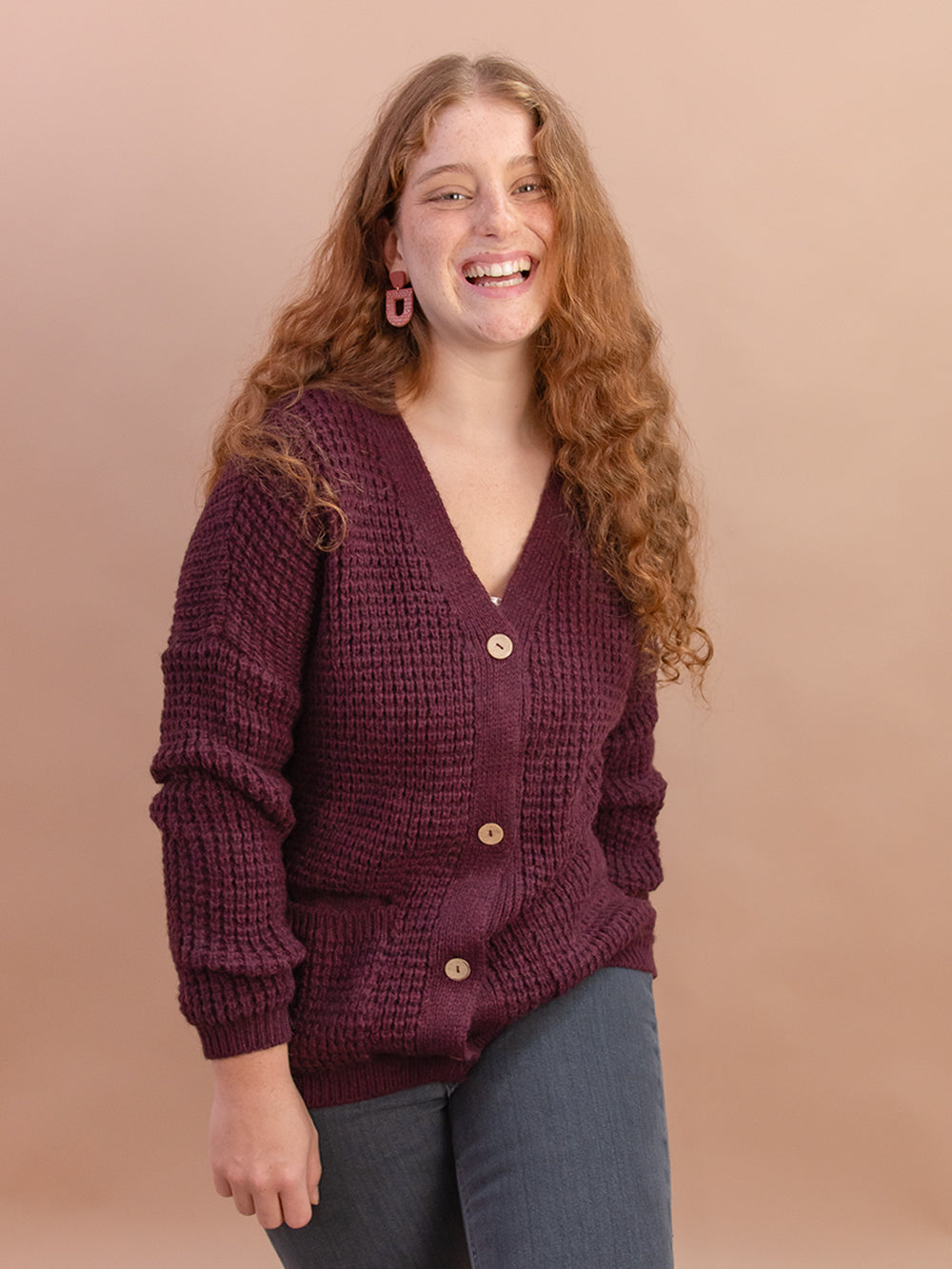 AINA BURGUNDY JACKET