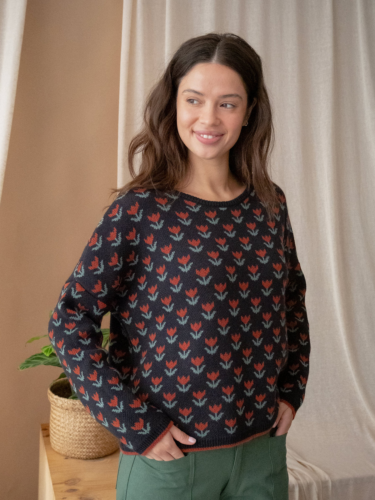 GRETA POPPY SWEATER
