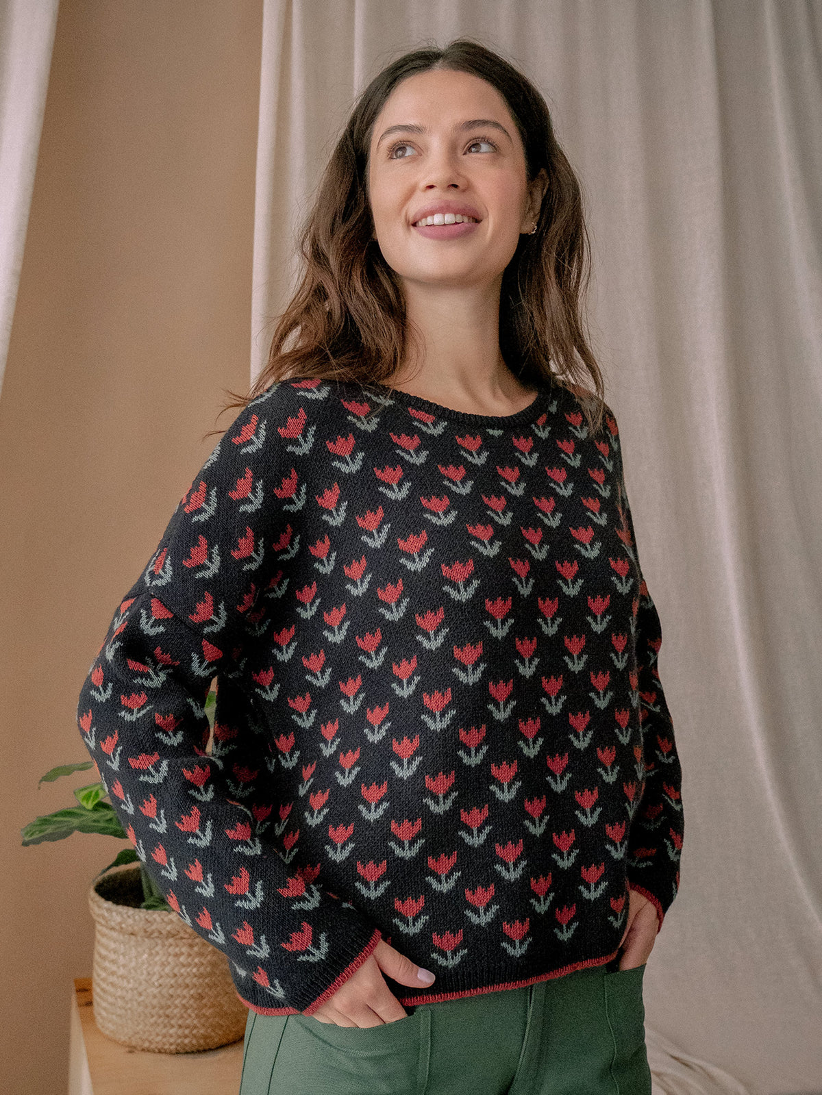 GRETA POPPY SWEATER