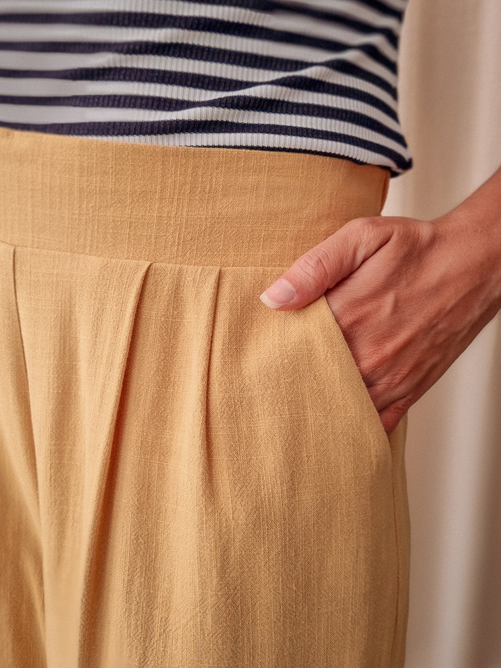 ALICE TURMERIC TROUSERS 