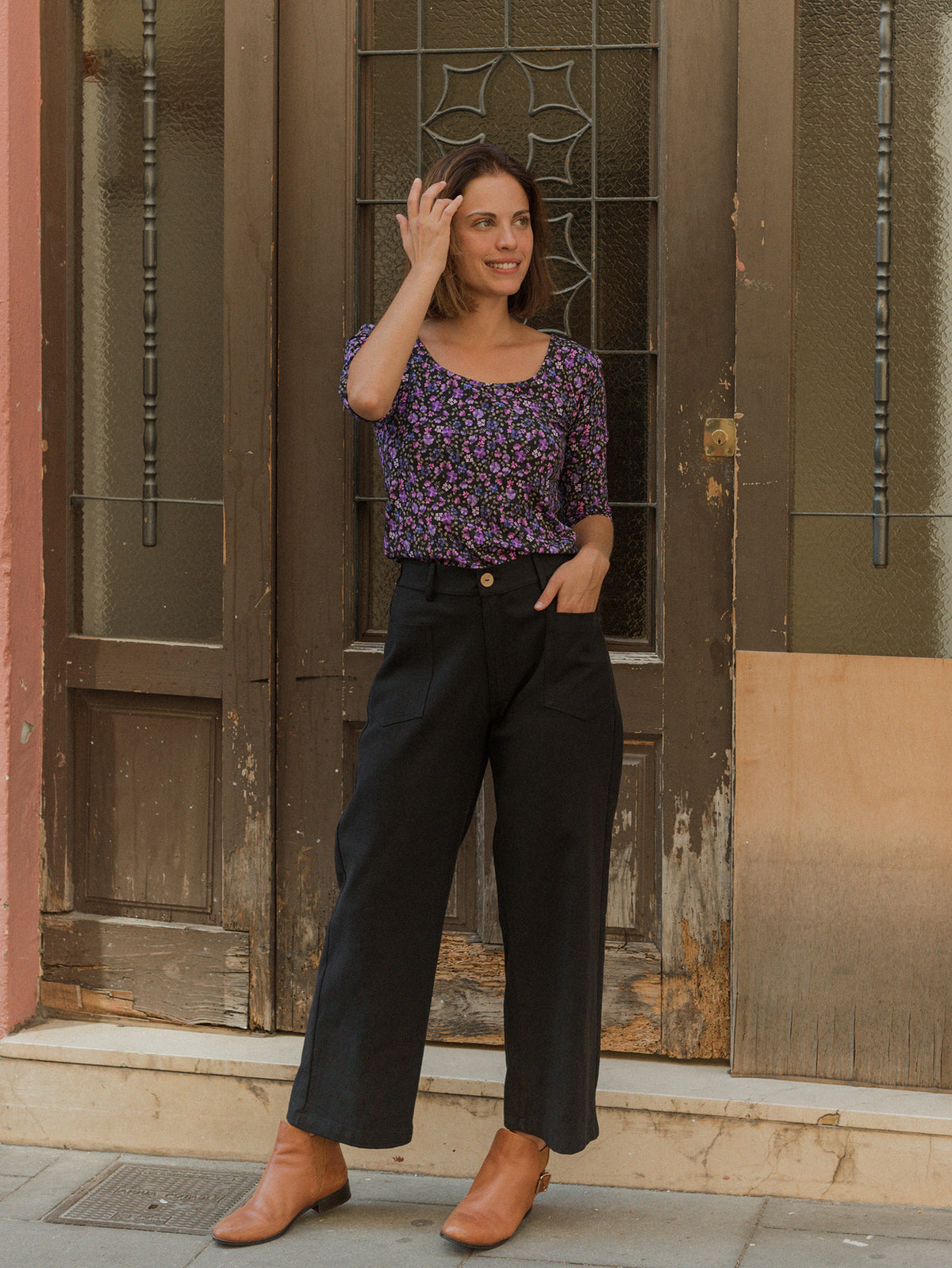 TESSA BLACK TROUSERS