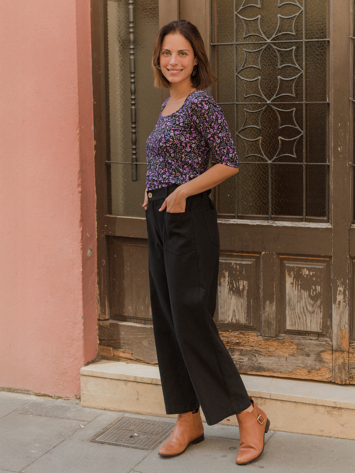 TESSA BLACK TROUSERS