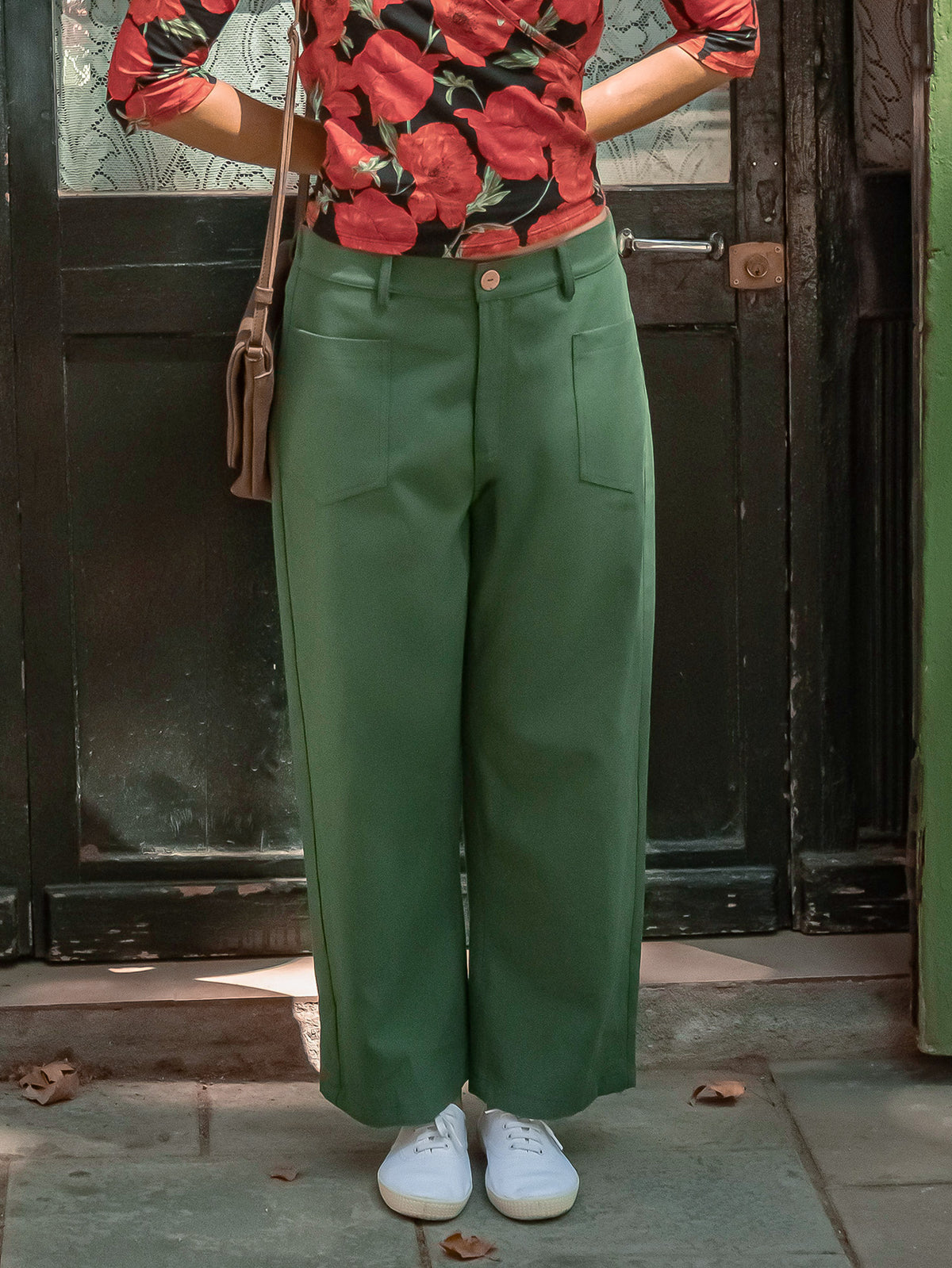 PANTALONS TESSA VERDS