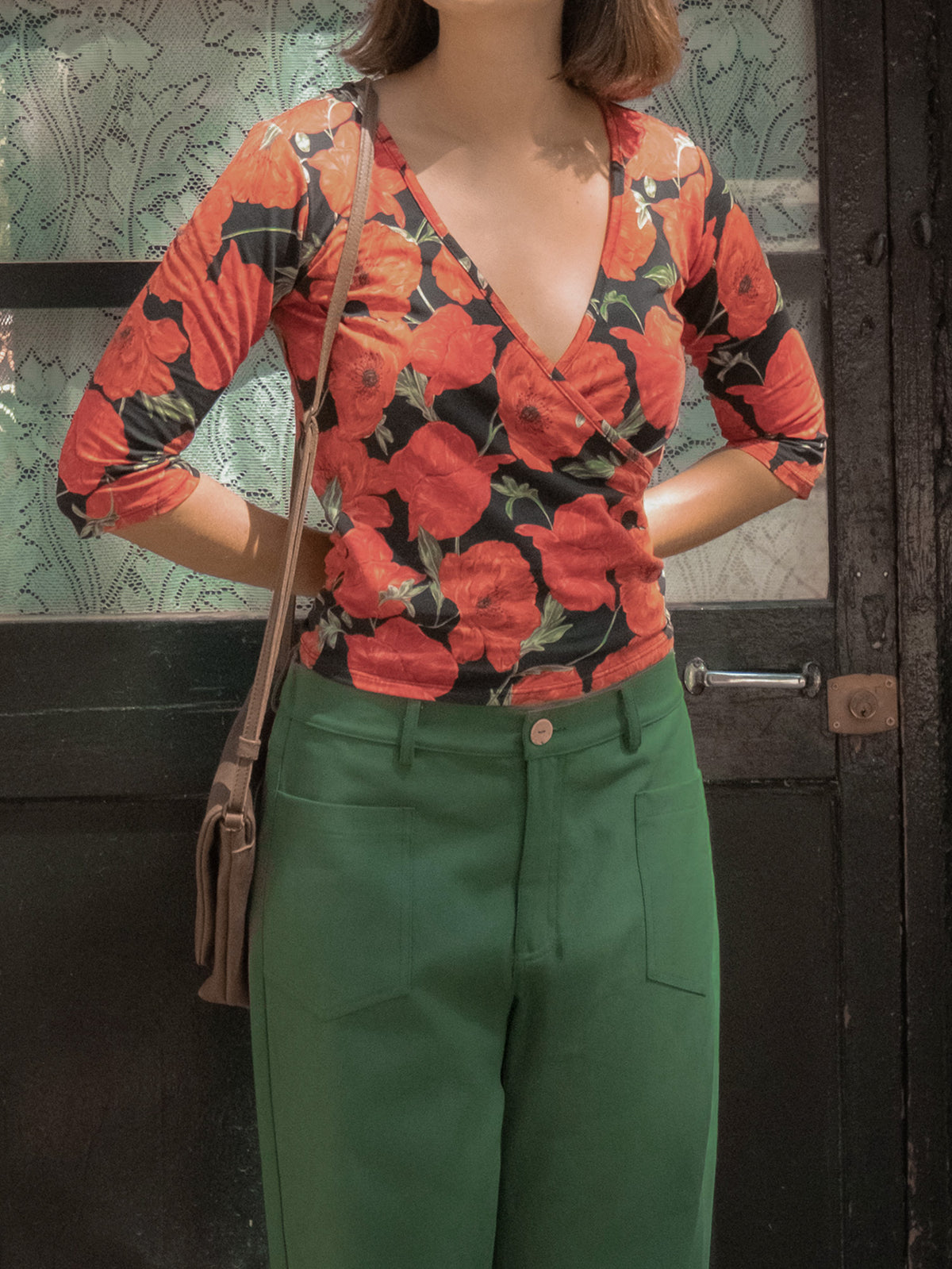 PANTALONS TESSA VERDS
