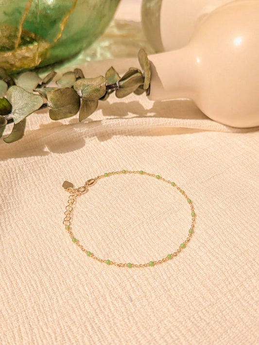 PULSERA ESMALTE MENTA