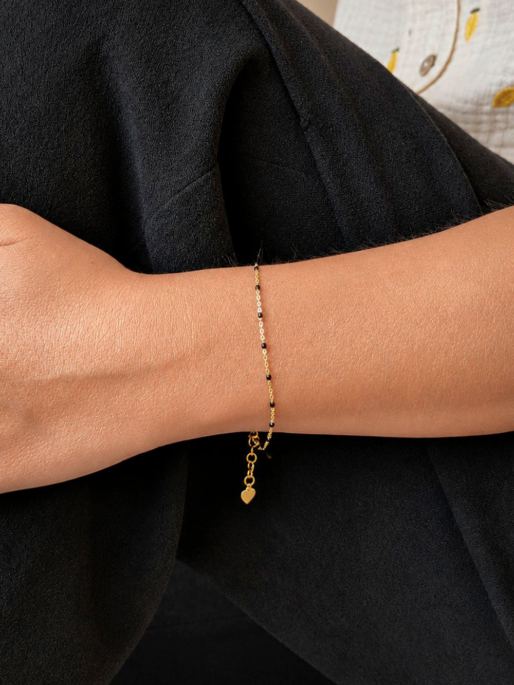 PULSERA ESMALTE NEGRO