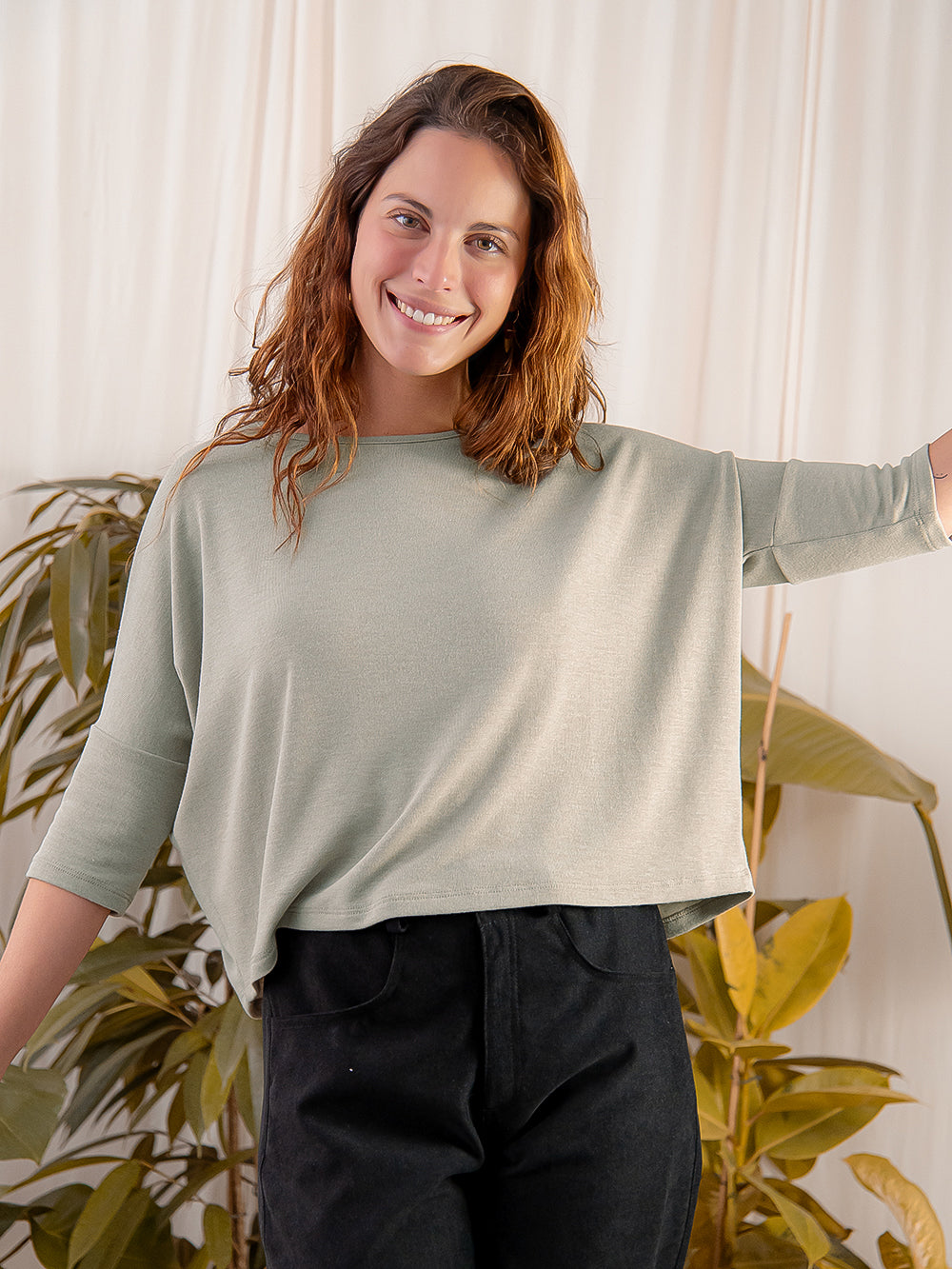 Camiseta Bianca en color Mint – ANTONIETA Barcelona