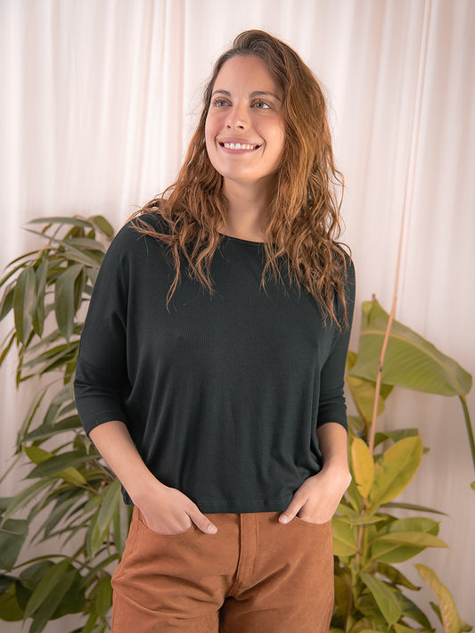 BIANCA BLACK T-SHIRT