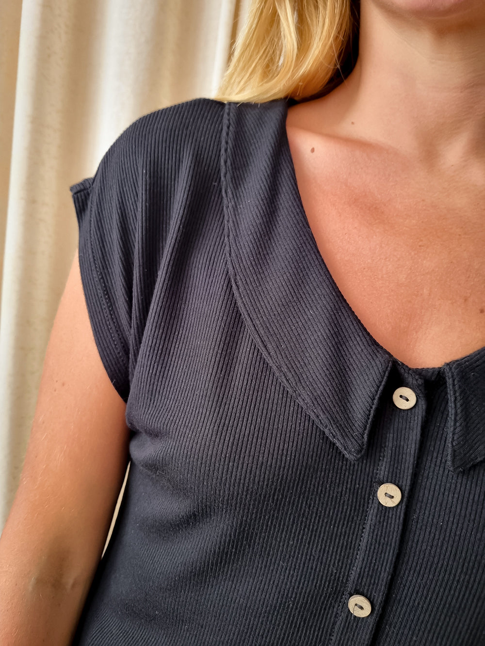 CAMISA DAPHNE NEGRE