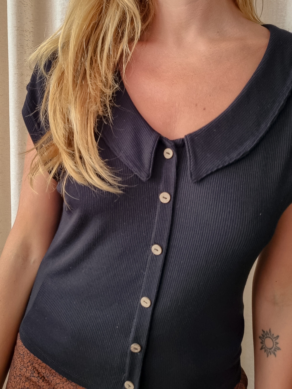 CAMISA DAPHNE NEGRE