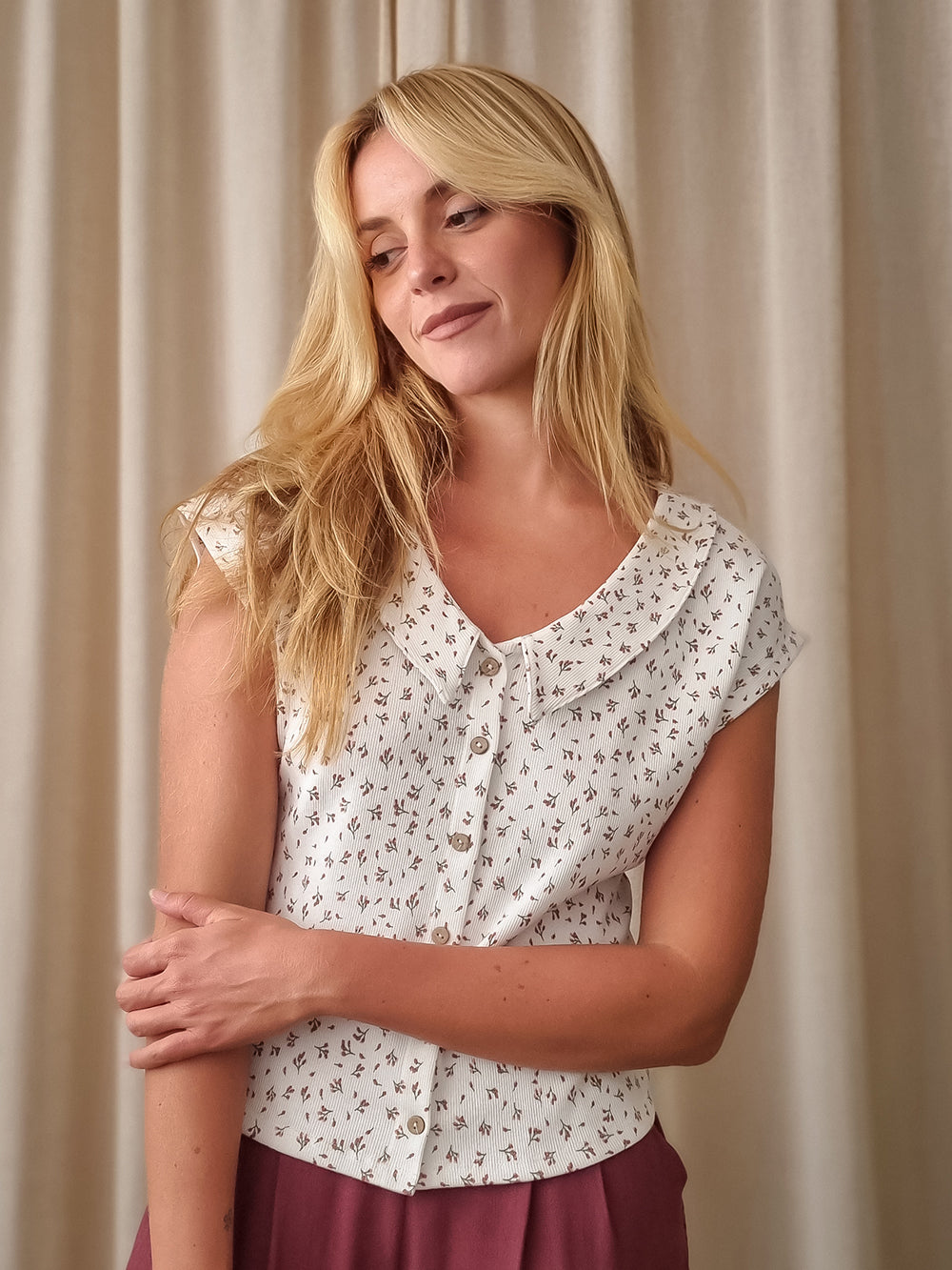 CHEMISE DAPHNE PORCELANA