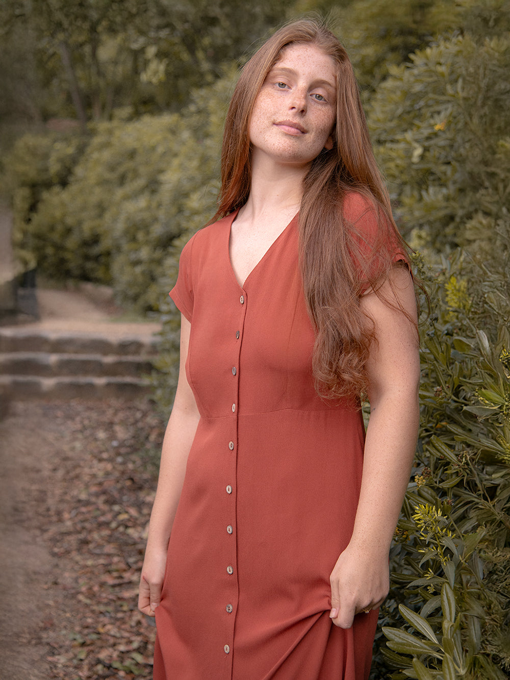 CORAL HENNA DRESS