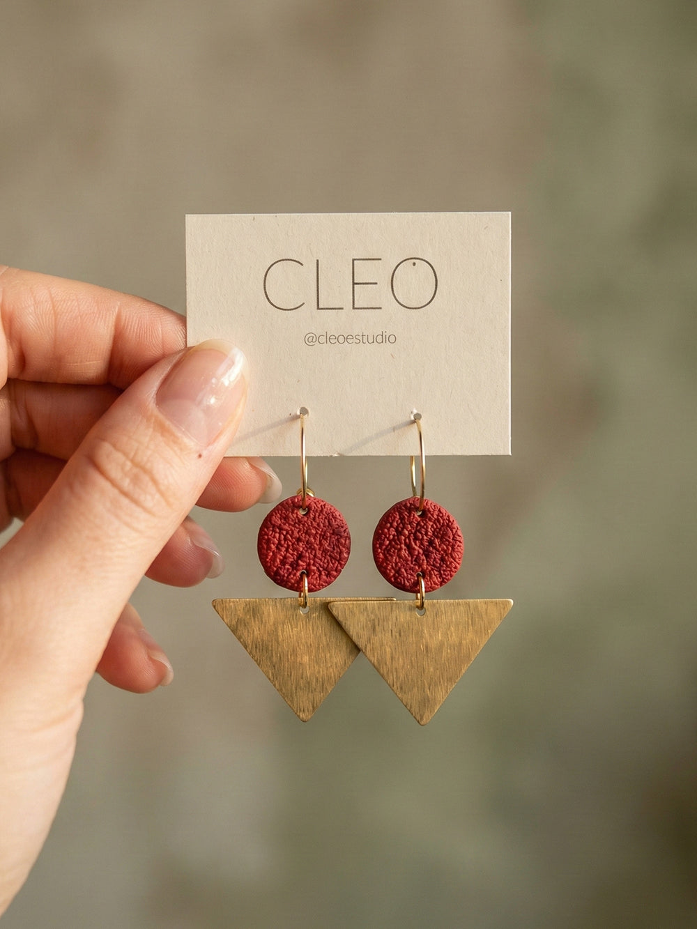 Pendientes Cleo en color Helen Marsala – ANTONIETA Barcelona