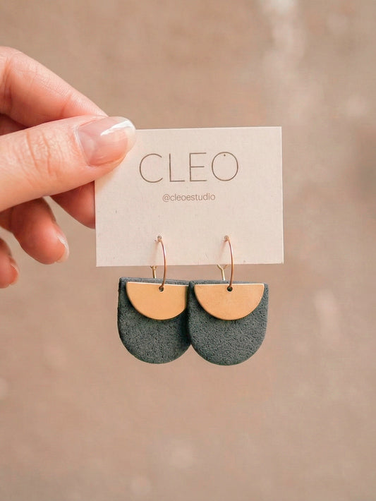 CLEO ROXANE EMERALD EARRINGS