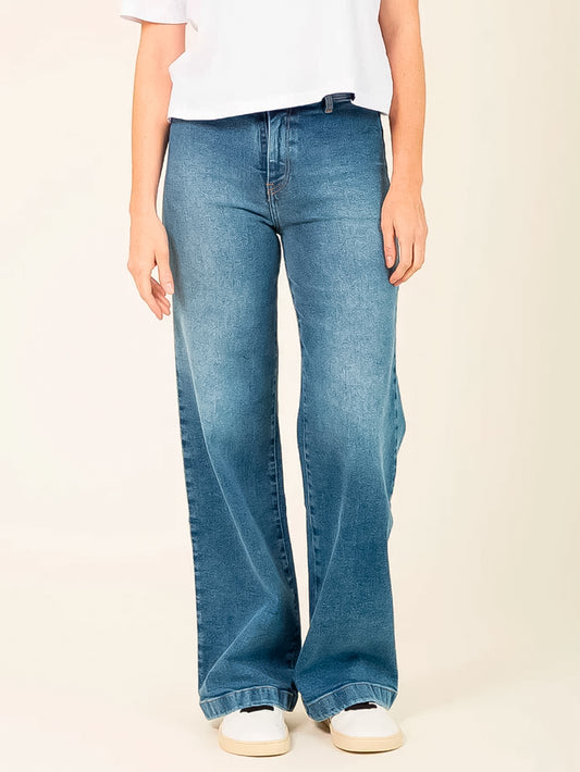 LUPE MID USED BLUE JEANS